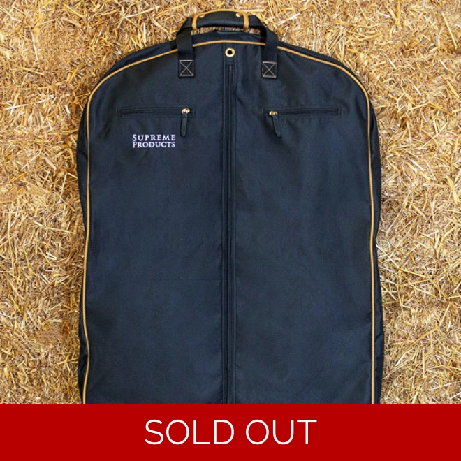 product Image for Supreme Products Pro Groom Garment Bag - Black/Gold - One Size